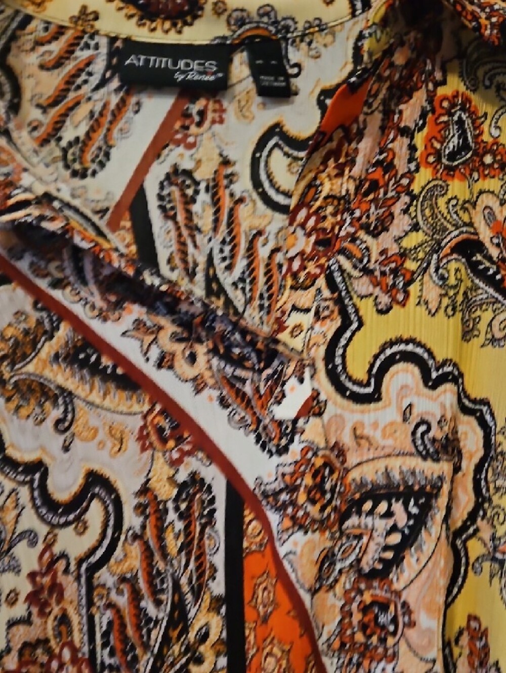 Attitudes by Renee Printed Big Shirt Xl - Picture 3 of 7